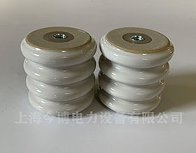 WX-01电车绝缘子70*70mm低压电瓷75mm*75mm行车瓷柱M10内丝m12