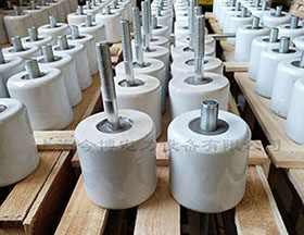 WX-01电车绝缘子75mm*75mm起重机支柱低压行车绝缘瓷瓶M8~M12丝杆